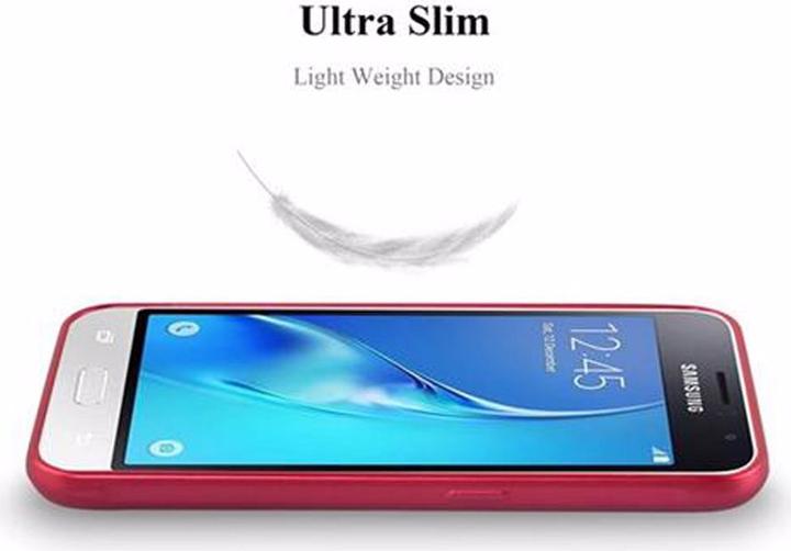 Productafbeelding Cadorabo TPU Matte Metallic hoes (Samsung Galaxy J1 (2016))