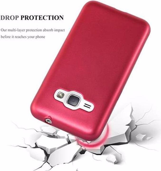 Productafbeelding Cadorabo TPU Matte Metallic hoes (Samsung Galaxy J1 (2016))