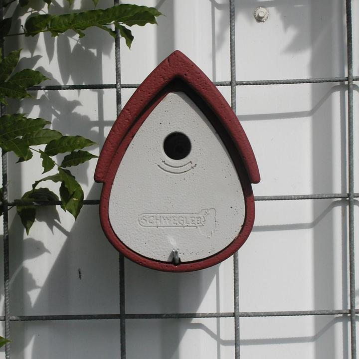 Image du produit Schwegler 00155/9 Nichoir Résidence pour mésanges 1 MR 27 x 19 x 23, rouge / gris