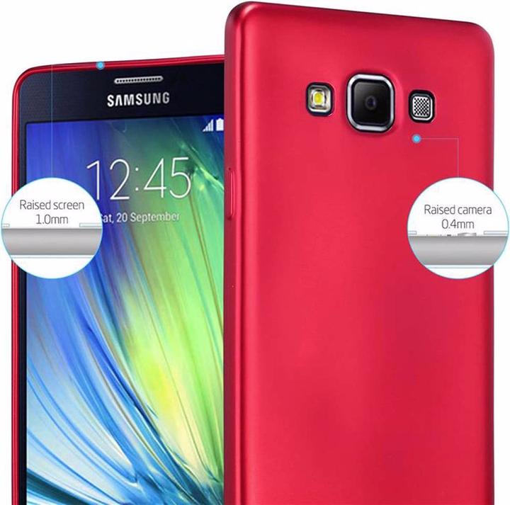 Productafbeelding Cadorabo TPU Matte Metallic hoes (Samsung Galaxy A7)