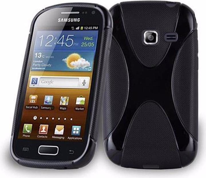 Produktbild Cadorabo TPU X-Line Cover (Samsung Galaxy Ace Duos)