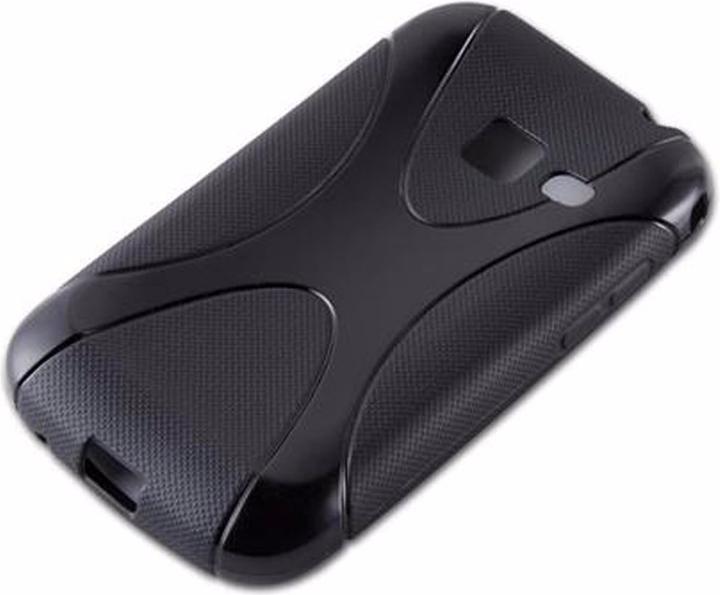 Produktbild Cadorabo TPU X-Line Cover (Samsung Galaxy Ace Duos)