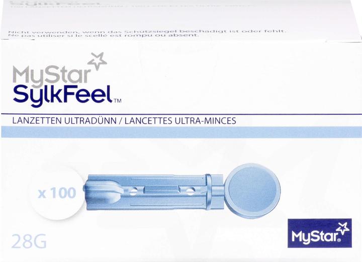Actual product image Sanofi-Aventis Deutschland GmbH MyStar SylkFeel Lancets 28G, 100 pcs LAN (Lancets)