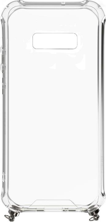 Actual product image Evelatus GalaxyS10e Silicone TPU Transparent with Necklace Strap (Samsung Galaxy S10e)