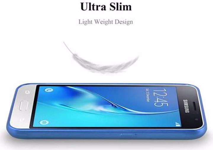 Produktbild Cadorabo TPU Matt Metallic Cover (Samsung Galaxy J1)