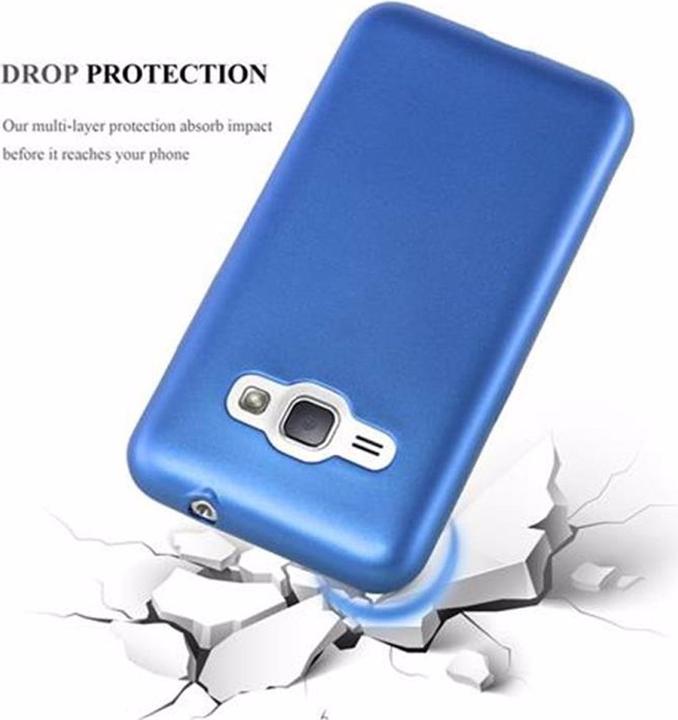 Produktbild Cadorabo TPU Matt Metallic Cover (Samsung Galaxy J1)