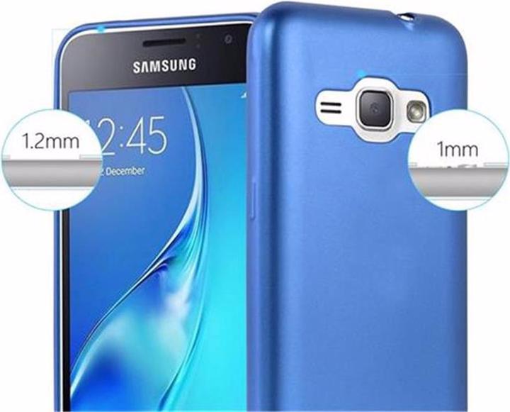 Produktbild Cadorabo TPU Matt Metallic Cover (Samsung Galaxy J1)