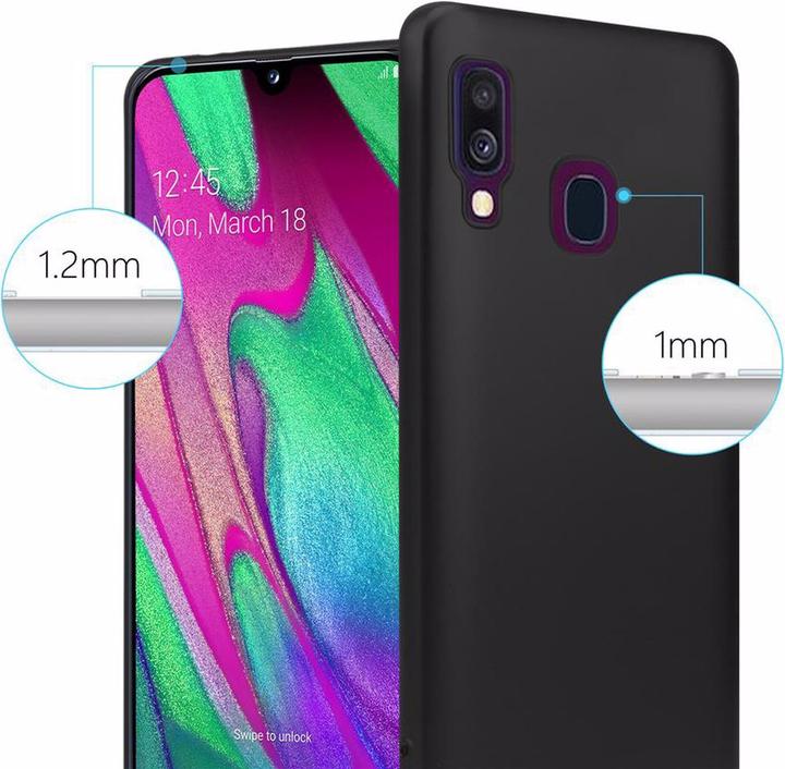 Actual product image Cadorabo TPU Matt Metallic Cover (Samsung Galaxy A40)