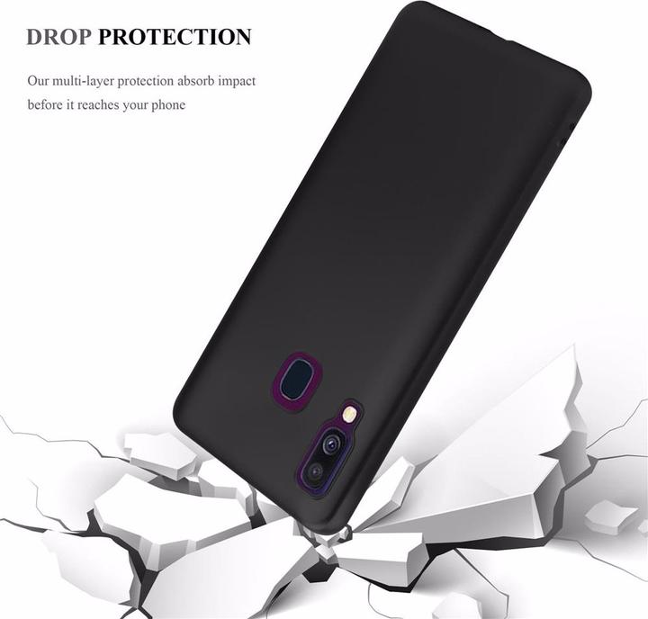 Actual product image Cadorabo TPU Matt Metallic Cover (Samsung Galaxy A40)