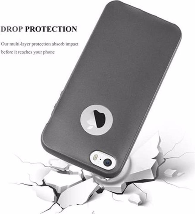 Produktbild Cadorabo TPU Matt Metallic Cover (Apple iPhone 5)