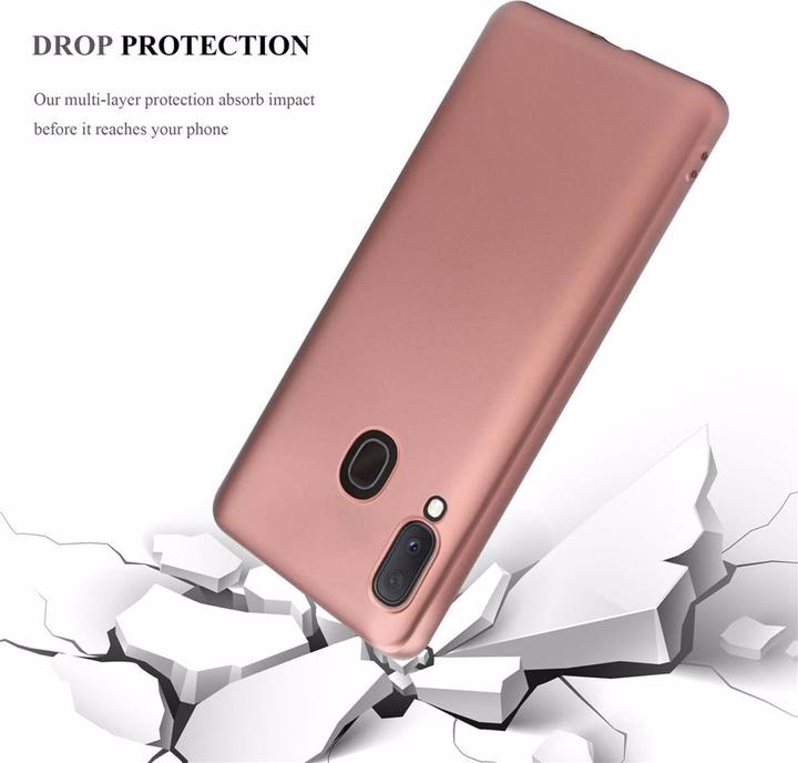 Productafbeelding Cadorabo TPU Matte Metallic hoes (Samsung Galaxy A20e, Samsung Galaxy A10e)