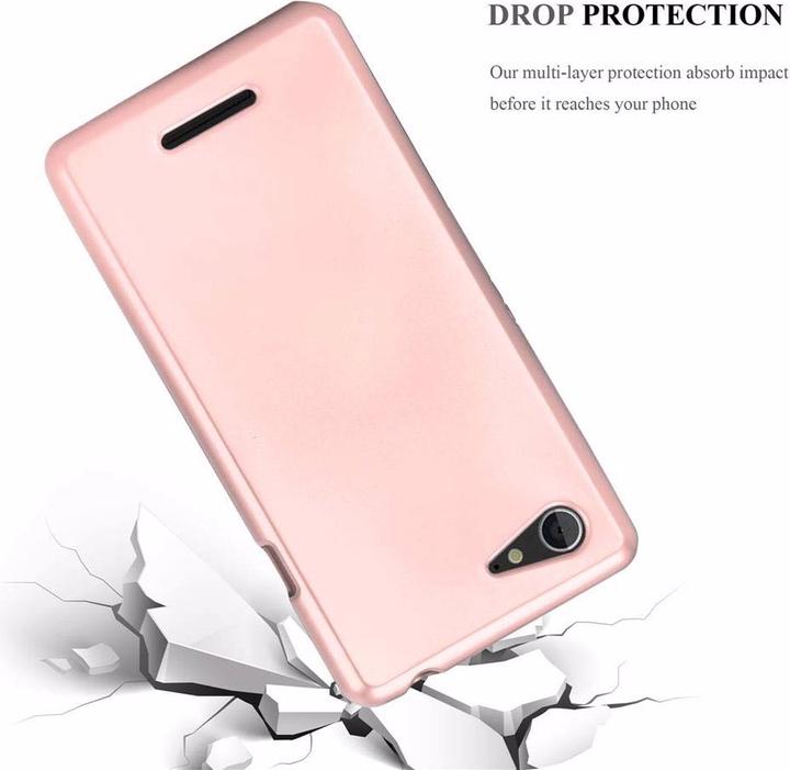 Actual product image Cadorabo TPU Matt Metallic Cover (Sony Xperia E3)