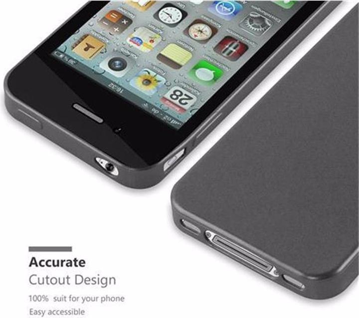 Productafbeelding Cadorabo TPU Matte Metallic hoes (Apple iPhone 4, LG G4s)