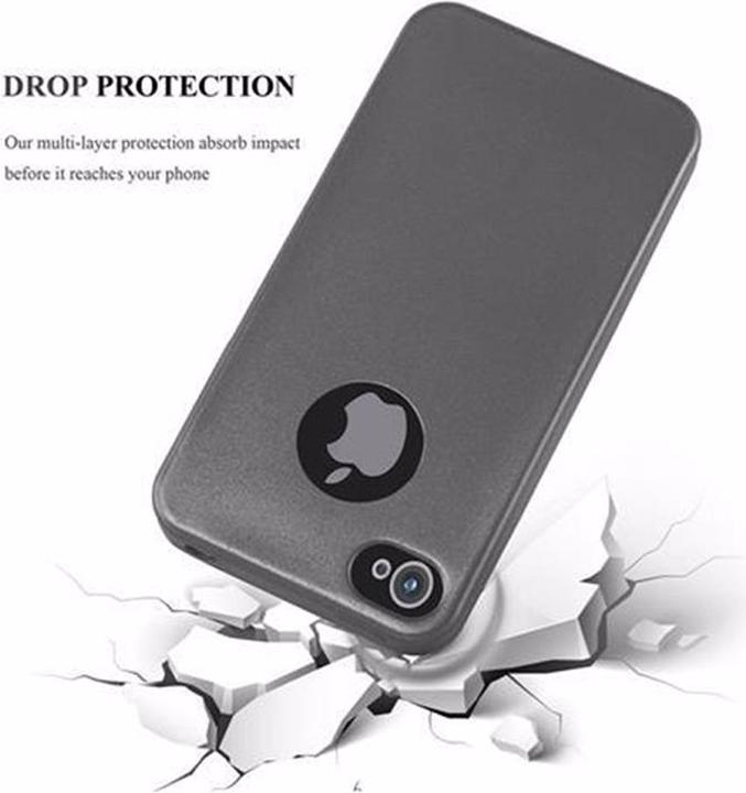 Productafbeelding Cadorabo TPU Matte Metallic hoes (Apple iPhone 4, LG G4s)