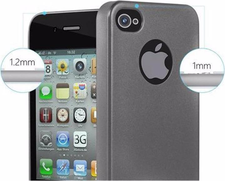 Productafbeelding Cadorabo TPU Matte Metallic hoes (Apple iPhone 4, LG G4s)