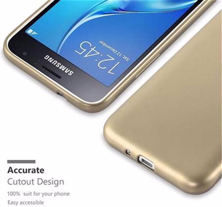 Image du produit Cadorabo Couverture métallique mate TPU (Samsung Galaxy J1)