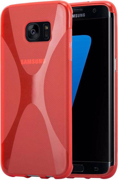 Actual product image Cadorabo TPU X-Line Cover (Samsung Galaxy S7 Edge)