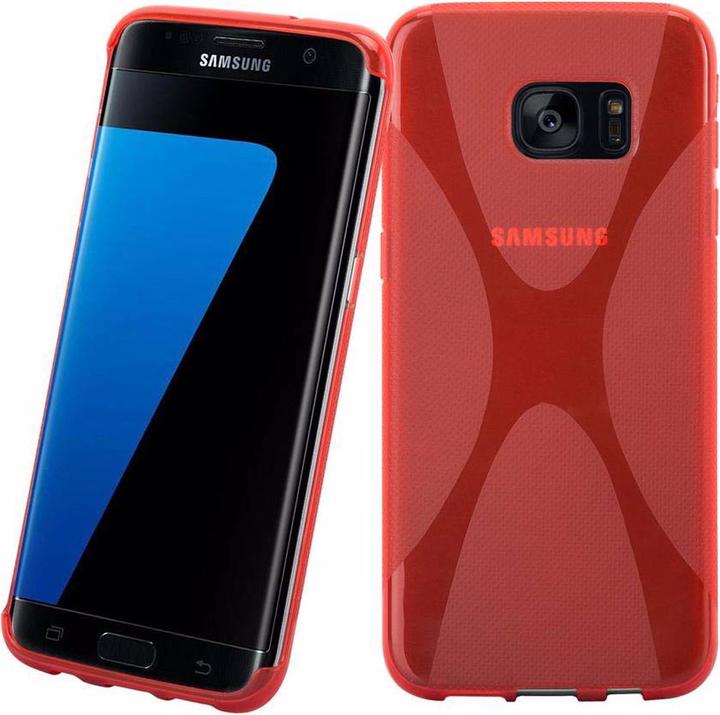 Actual product image Cadorabo TPU X-Line Cover (Samsung Galaxy S7 Edge)