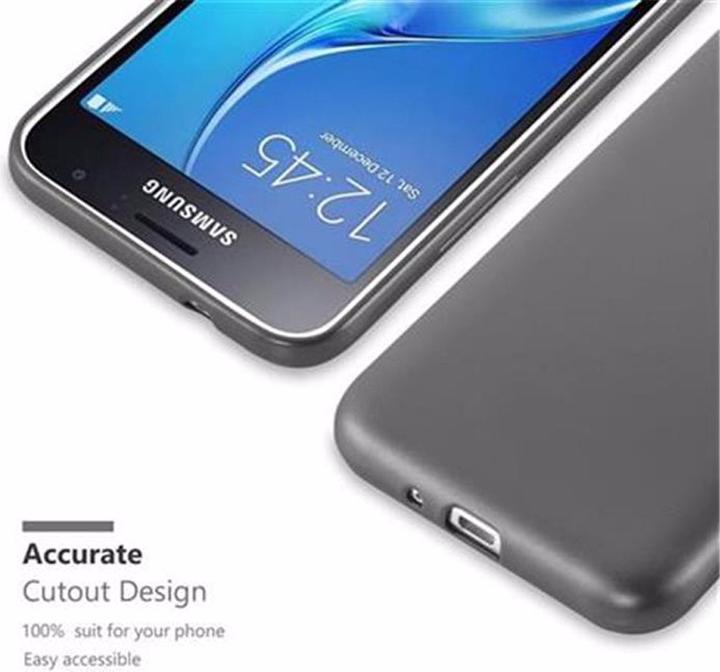 Image du produit Cadorabo Couverture métallique mate TPU (Samsung Galaxy J1 (2016))