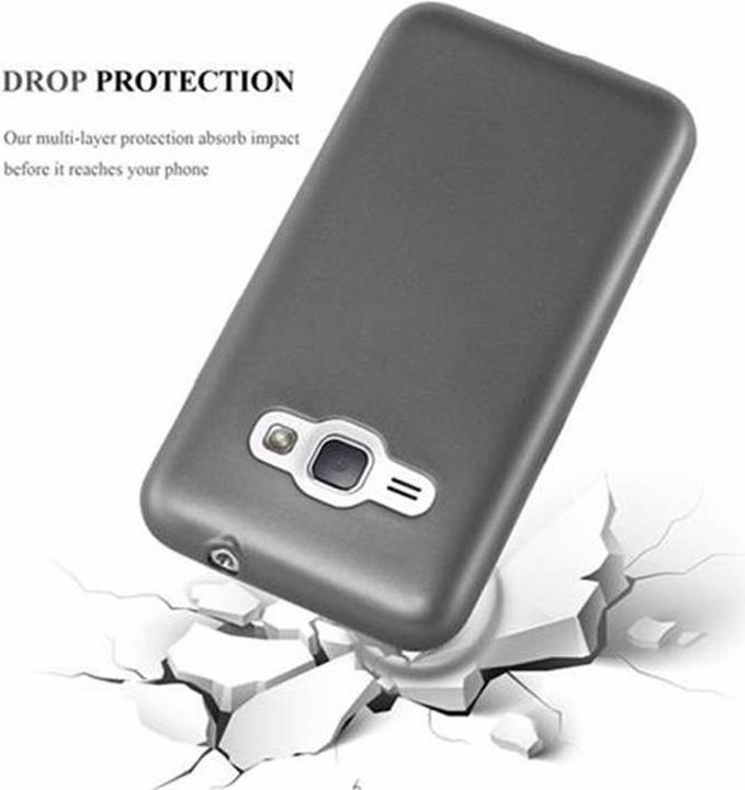 Image du produit Cadorabo Couverture métallique mate TPU (Samsung Galaxy J1 (2016))