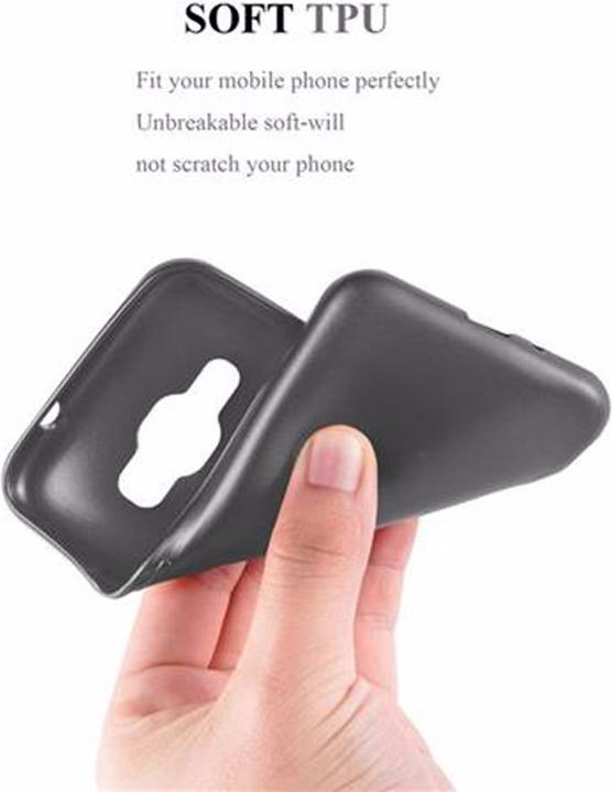 Image du produit Cadorabo Couverture métallique mate TPU (Samsung Galaxy J1 (2016))