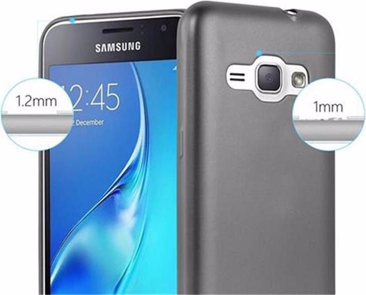 Image du produit Cadorabo Couverture métallique mate TPU (Samsung Galaxy J1 (2016))