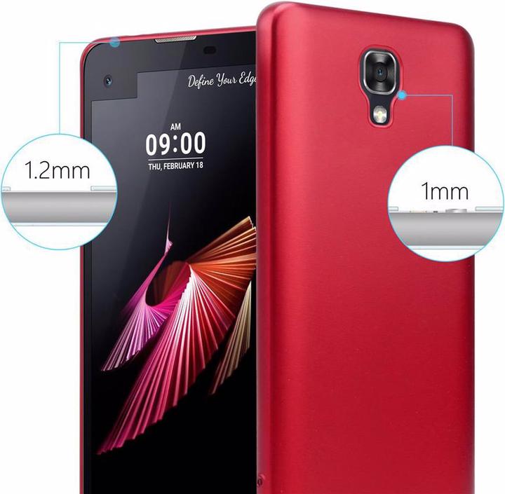 Image du produit Cadorabo Couverture métallique mate TPU (LG X Screen)