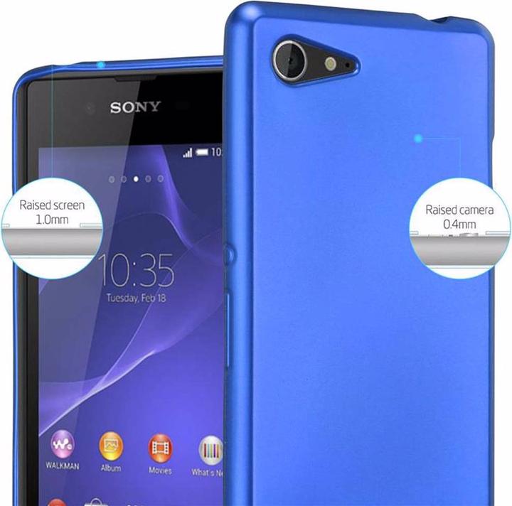 Image du produit Cadorabo Couverture métallique mate TPU (Sony Xperia E3)