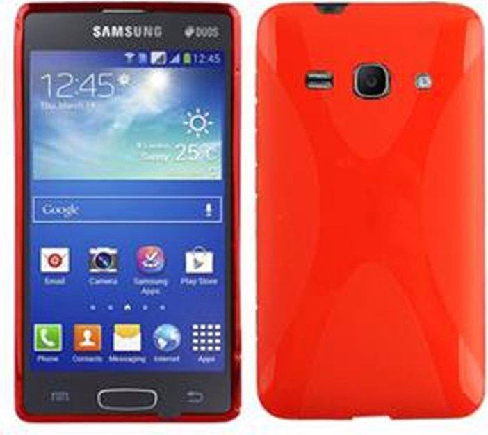 Actual product image Cadorabo TPU X-Line Cover (Samsung Galaxy Ace 3)