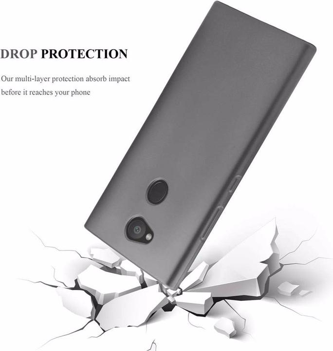 Actual product image Cadorabo TPU Matt Metallic Cover (Sony Xperia L2)