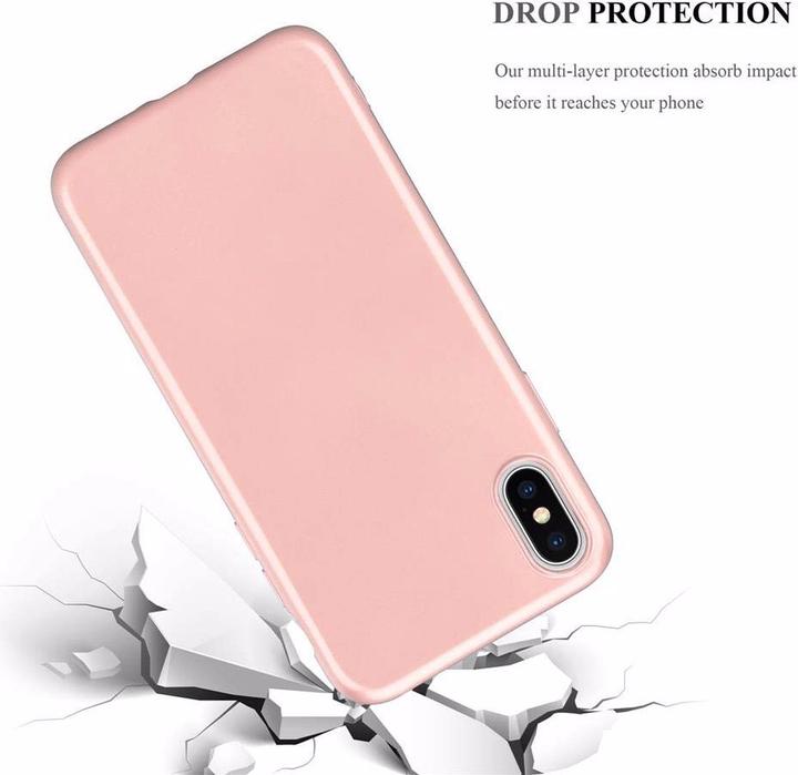 Image du produit Cadorabo Couverture métallique mate TPU (Apple iPhone XS Max)