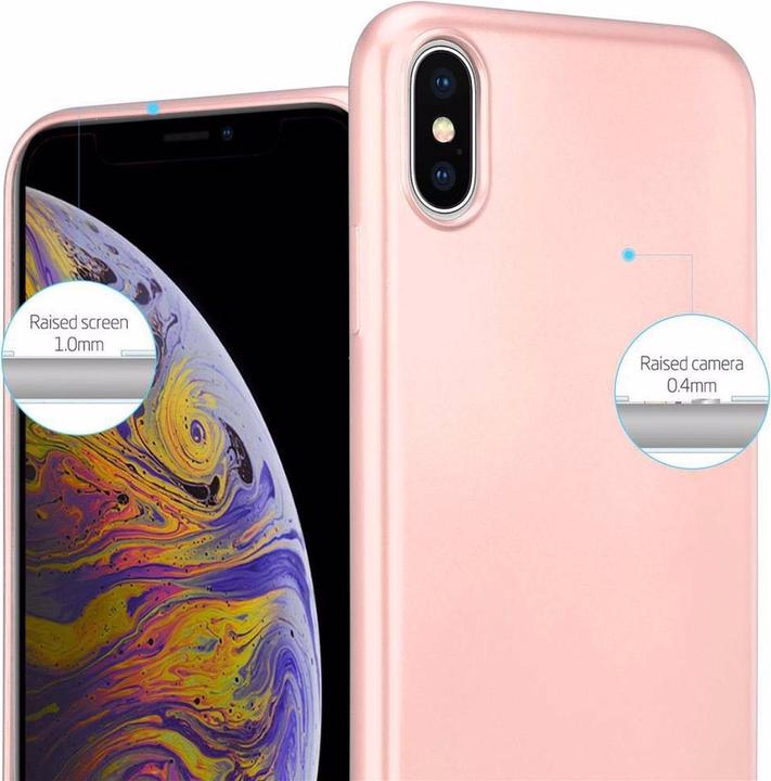 Image du produit Cadorabo Couverture métallique mate TPU (Apple iPhone XS Max)