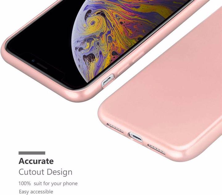Image du produit Cadorabo Couverture métallique mate TPU (Apple iPhone XS Max)