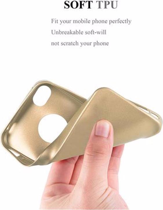 Image du produit Cadorabo Couverture métallique mate TPU (G4s, Apple iPhone 4)