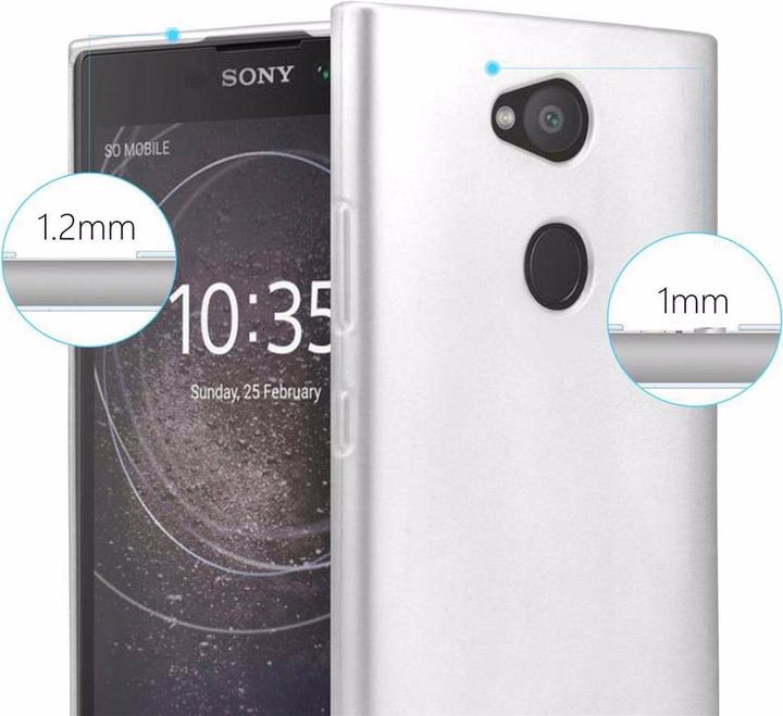 Image du produit Cadorabo Couverture métallique mate TPU (Sony Xperia L2)
