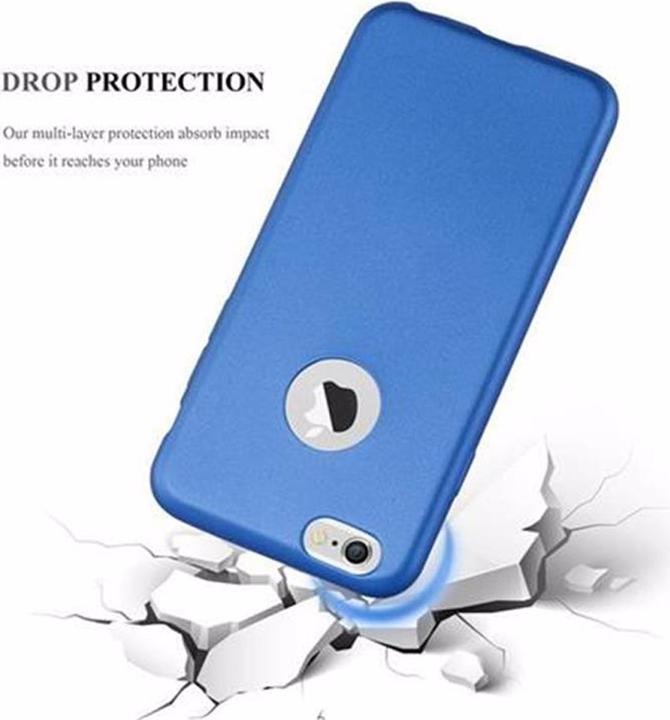 Productafbeelding Cadorabo TPU matte metalen hoes (Apple iPhone 6 Plus)