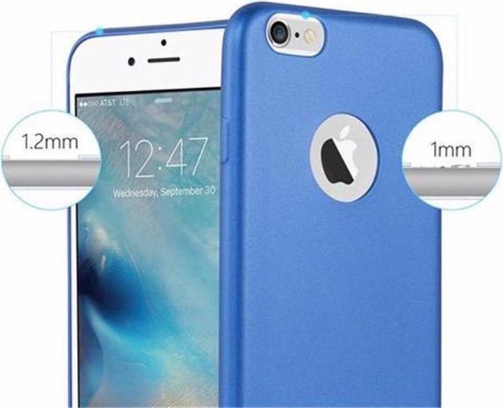 Productafbeelding Cadorabo TPU matte metalen hoes (Apple iPhone 6 Plus)