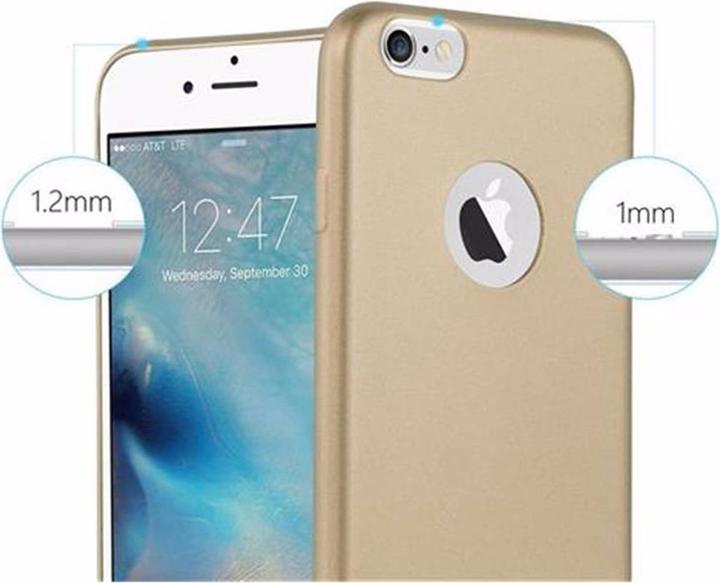 Productafbeelding Cadorabo TPU matte metalen hoes (Apple iPhone 6 Plus)