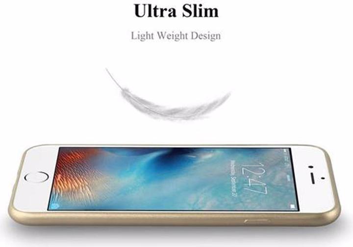 Productafbeelding Cadorabo TPU matte metalen hoes (Apple iPhone 6 Plus)