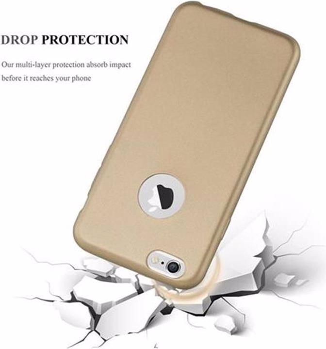 Productafbeelding Cadorabo TPU matte metalen hoes (Apple iPhone 6 Plus)