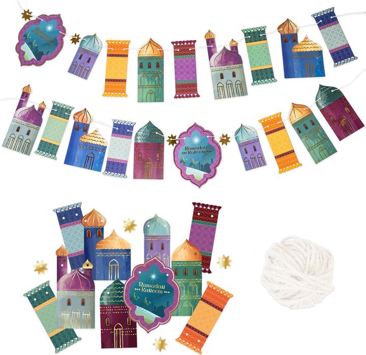 Image du produit Papierdrachen Guirlande Ramadan
