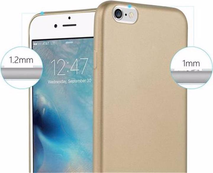 Image du produit Cadorabo Couverture métallique mate TPU (Apple iPhone 6)