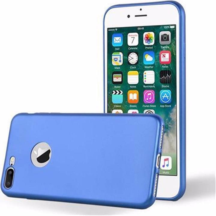 Actual product image Cadorabo TPU Matt Metallic Cover (Apple iPhone 7s Plus, Apple iPhone 7 Plus, Apple iPhone 8 Plus)