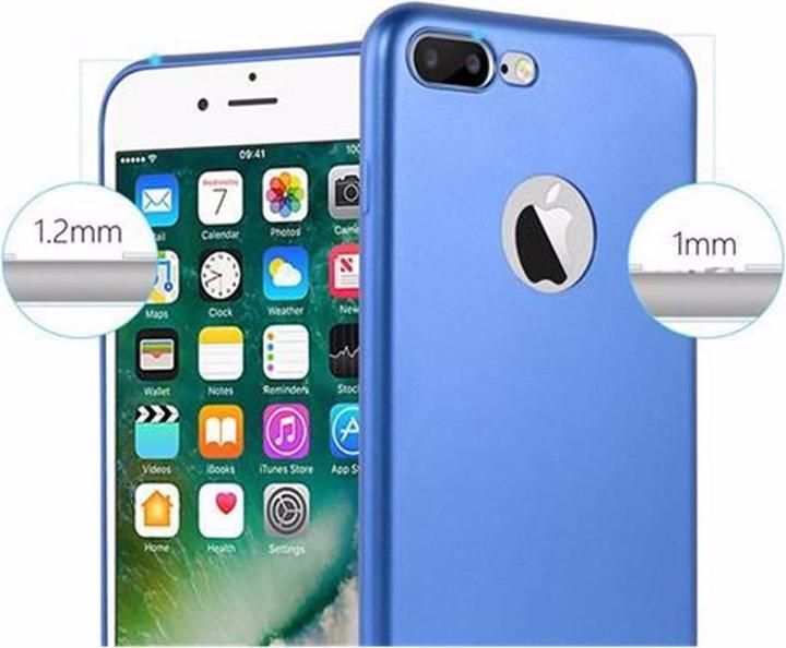 Actual product image Cadorabo TPU Matt Metallic Cover (Apple iPhone 7s Plus, Apple iPhone 7 Plus, Apple iPhone 8 Plus)