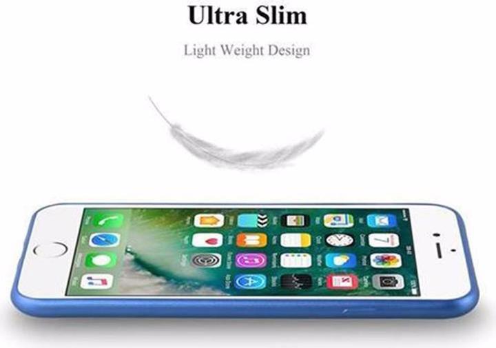 Actual product image Cadorabo TPU Matt Metallic Cover (Apple iPhone 7s Plus, Apple iPhone 7 Plus, Apple iPhone 8 Plus)