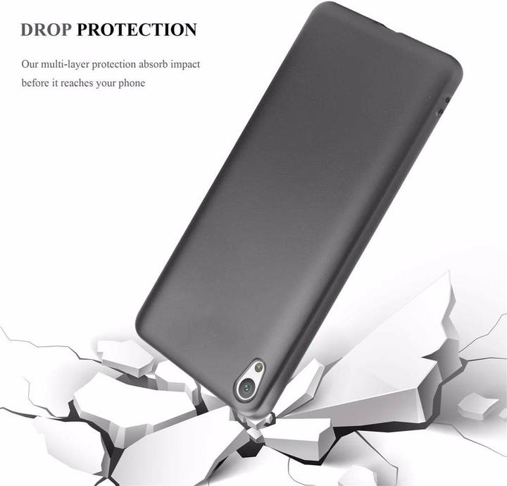 Actual product image Cadorabo TPU Matt Metallic Cover (Sony Xperia E5)