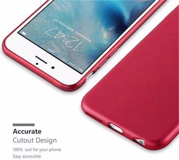 Actual product image Cadorabo TPU Matt Metallic Cover (Apple iPhone 6)