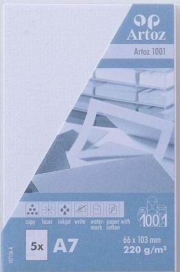 Actual product image Artoz "1001" Business Cards A7 (220 g/m², 5 x, A7)