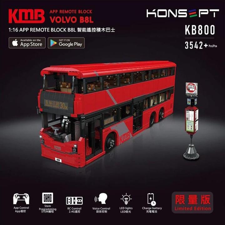 Actual product image Mould King Double-decker bus - Limited Edion