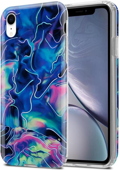 Blue Pink Marble No. 17